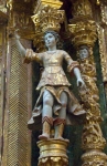 Santo Domingo, nave Nuestra Señora de los Dolores altar detail
