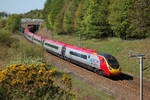 27.4.11 390054 1T33 11.07 Carlisle - Carnforth test run, Beckfoot