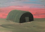 Tunnel 3, Acrylic on Card, 20cm x 14cm