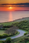 z4035 Setting Sun over The Needles