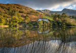 Llyn Gwernan reflections