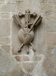 Large cloister, lower walk spandrel insignia