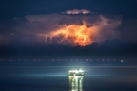 z4450 Midnight Storm over France from Luccombe