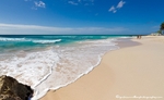 Looking across Maxwell Beach, Barbados