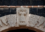 La Ascención, façade, main portal, archivolt keystone
