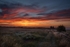 Sunset over Tantallon Castle