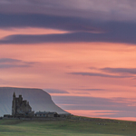 Sunset Over Classiebawn Castle and Benbulben, Co Sligo - Version 2