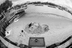 Sand sculpture by The Thames