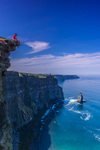 At the edge at Cliffs of Moher