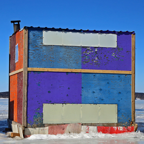 Ice Shack New Brunswick Canada