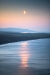 ab647 The crescent Moon over Compton Bay