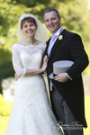 Bride & Groom at Wedding at St. Hilary