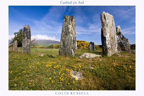 Cashtal yn Ard (Castle of the Heights) - remains of one of the 3 Neolithic tombs, dating from around 2000 BC.