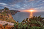 Valley of Rocks Sunset