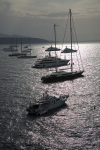 Yachts in the morning light