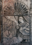 Upper cloister walk mural, Annunciation