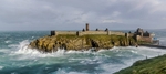 Windy at Peel Castle
