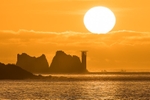 ab587 Sunset over the Needles