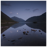 Harvest Moon over Doo Lough, Co Mayo