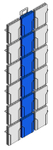 18 pocket wall display £35