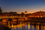 Tiber River sunset