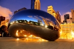 The Bean begining sunrise