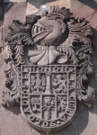 East twin portal, coat of arms