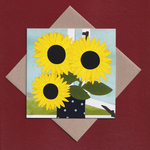 Sunflowers greetings card