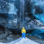 Helen in the ice cave