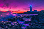 Sunset at Hook Lighthouse, County Wexford, Ireland.