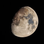 76% Waxing Gibbous Moon