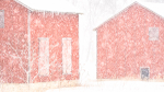 Kilns In Snowstorm