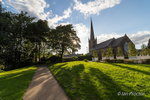 Lisburn Cathedral from Castle Gardens