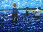 Fisherman at Waitahanui Rip.