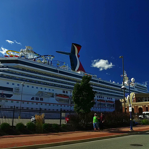 Carnival Sunshine docked @ the Port of Saint John, New Brunswick.
