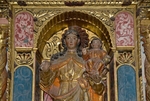 Nave Nuestra Señora del Rosario altar detail, Our Lady of the Rosary