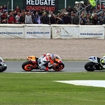 queing up at donnington