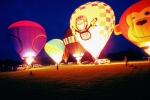 Findlay Hot Air Lights at Night