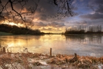 z2607 The Frozen Flood, Brading Marsh