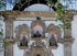 San Juan Bautista, top story sculpture niches