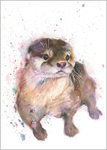 Otter watercolour Fine Art Print 441