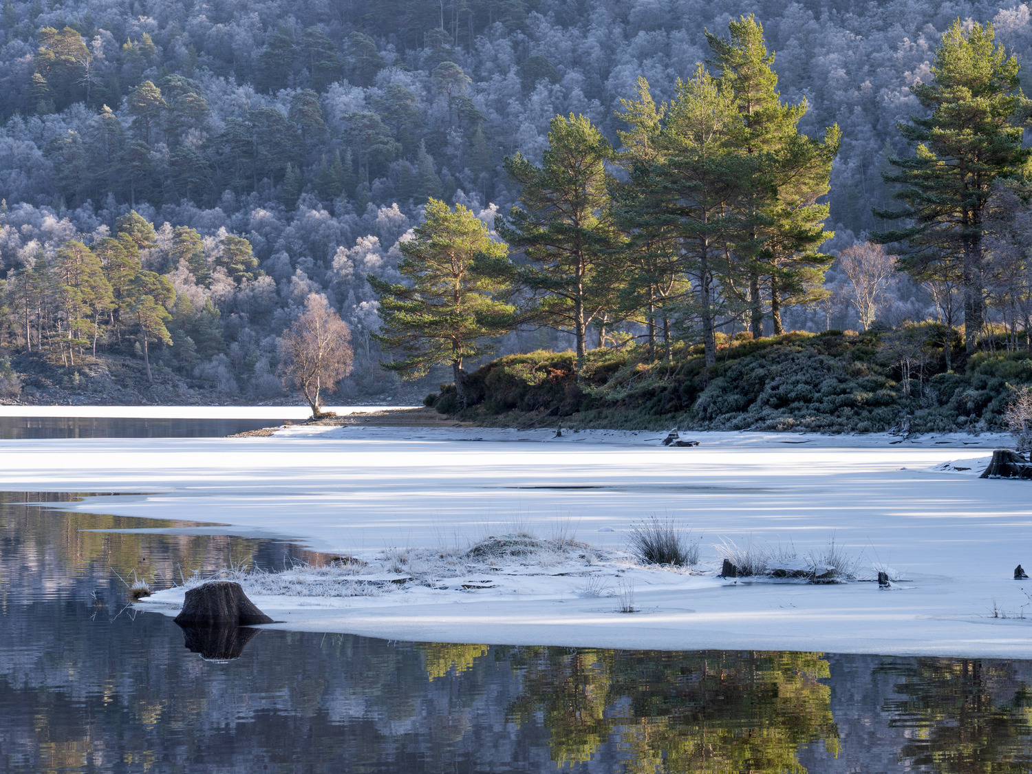 Frozen loch