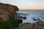 Dancing Ledge in late afternoon light