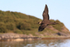 Arctic Skua circling boat, Flatanger, Norway