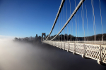 Bristol Landscape_Clifton Suspension Bridge in mist _ 0123_Ian Wade