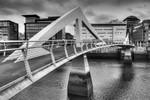 Tradeston Bridge Glasgow BW