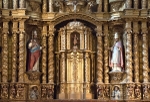 High altar, lower tier sculptures & tabernacle