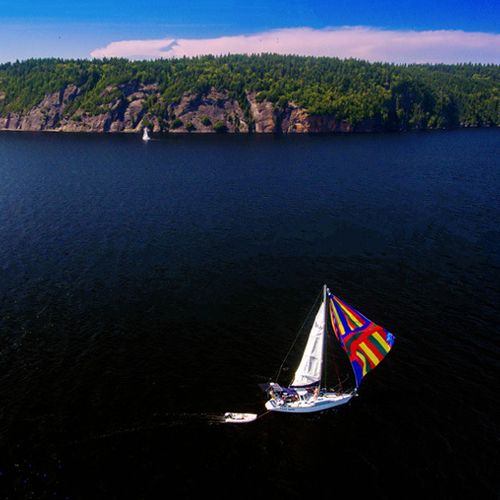 Sailing Kennebecasis Bay, A tidal river of the Bay of Fundy