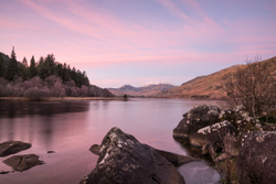 Snowdonia dawn at Llynnau Mymbyr