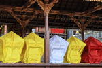 Colourful Silk Coverings, Besakih Temple, Bali